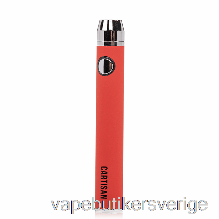 Vape Sverige Cartisan Button Vv 650 510 Batteri Röd